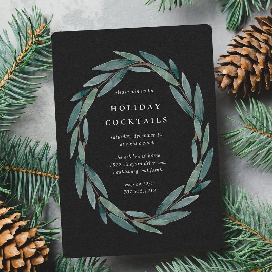 Laurel d'hiver | Invitation Fête de Vacances