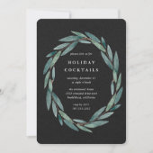 Laurel d'hiver | Invitation Fête de Vacances (Devant)