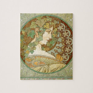 Laurel door Alphonse Mucha Legpuzzel
