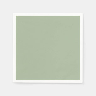 Laurel Green Solid Color Servet