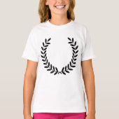 Laurel krans Meisjes T-shirt (Voorkant)
