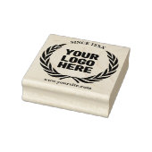 Laurel krans uw bedrijf Logo Custom Rubberstempel (Stempel)