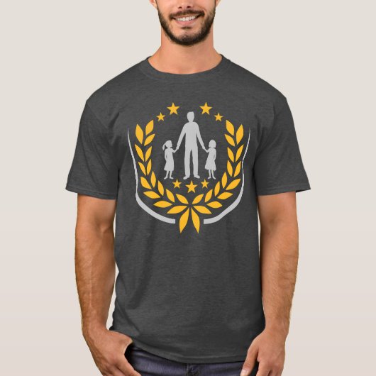 Laurel krans vader t-shirt (Voorkant)