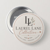 Laurel Lane Designs Ronde Button 7,6 Cm (Voorkant /achterkant)