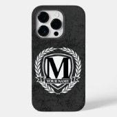 Laurel Monogram Design Coque-Mate coque iphone (Verso)