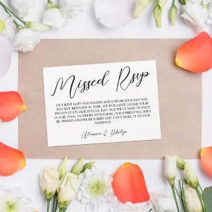 Laurel Monogram Polite RSVP manquée