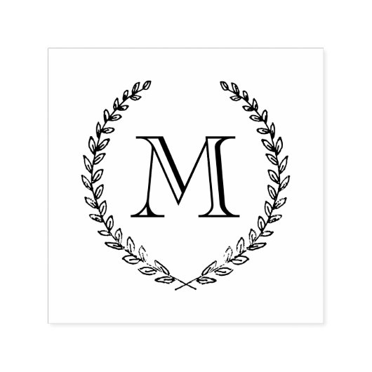 Laurel Monogram Stempel (Design)