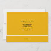 Laurel Monogramme Faire-part de graduation (Dos)