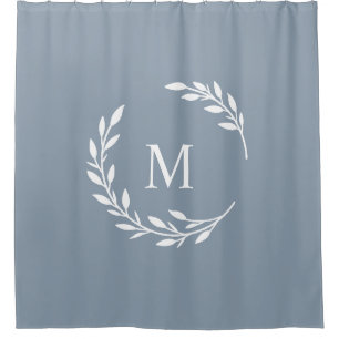 Laurel Monogrammed Douche Rideau