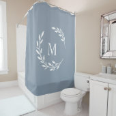 Laurel Monogrammed Shower Curtain Douchegordijn (In situ)