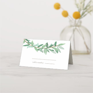 Laurel Olive Branch Cartes