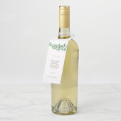 Laurel Olive Branch Welcome Bottle Hanger (Schuin)