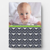 Laurel Wreath & Luna Moth Plaque (Devant)