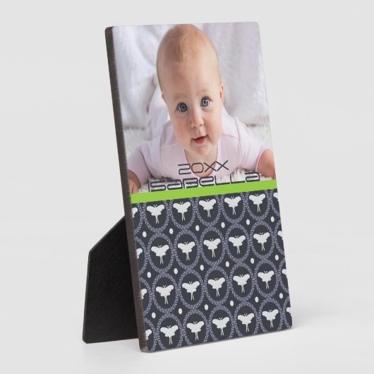 Laurel Wreath & Luna Moth Plaque (Côté)