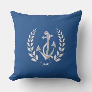 Laurel Wreath, Nautical Anchor met Rope Kussen