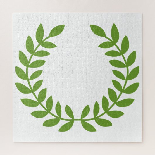 Laurel Wreath (OudGrieks symbool) Legpuzzel (Verticaal)