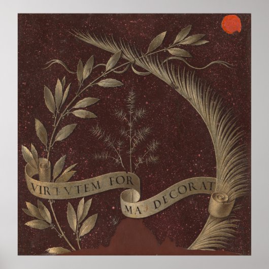 Laurel Wreath - Poster d'art de Léonard de Vinci (Devant)