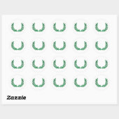 LAUREL WREATH RONDE STICKER (Vel)