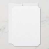 Laurel Wreath Wedding Invitation Kaart (Achterkant)