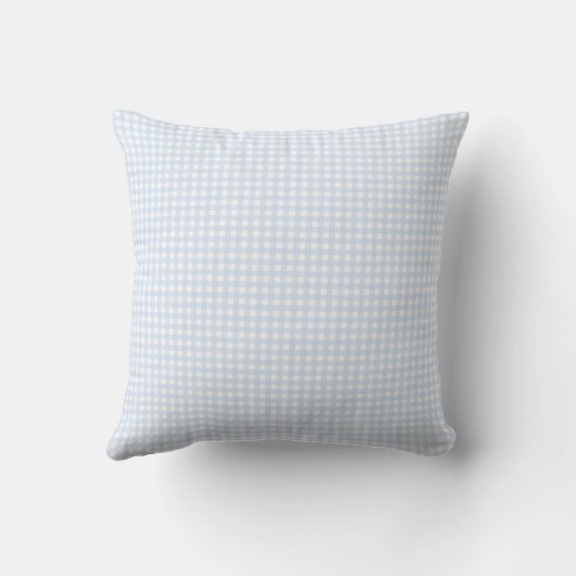 Lauren Blue Gingham Kussen (Achterkant)