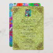 Lauren en Ryan DOD Wedding Invitation Kaart (Voorkant / Achterkant)
