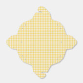 Lauren Gingham Geel Bedankdoosjes (Uitgevouwen)