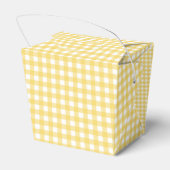 Lauren Gingham Geel Bedankdoosjes (Achterkant)