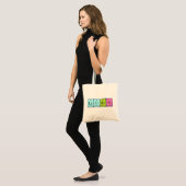 Lauren periodieke lijstnaam canvas tas (Voorkant (model))