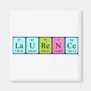 Laurence periodieke table name magnet magneet
