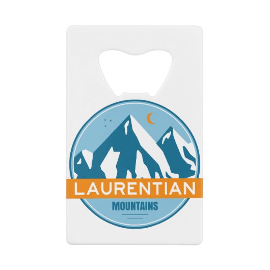 Laurentian Mountains Quebec Canada Kredietkaart Flessenopener (Voorkant)