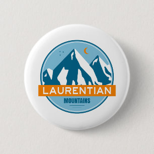 Laurentian Mountains Quebec Canada Ronde Button 5,7 Cm