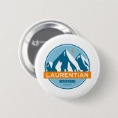 Laurentian Mountains Quebec Canada Ronde Button 5,7 Cm (Voorkant /achterkant)
