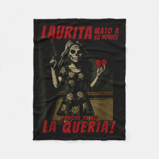 Laurita vermoordde haar vriendje Funny Mexicaanse  Fleece Deken
