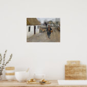 Laurits Andersen Ring Road door een dorp Poster (Keuken)