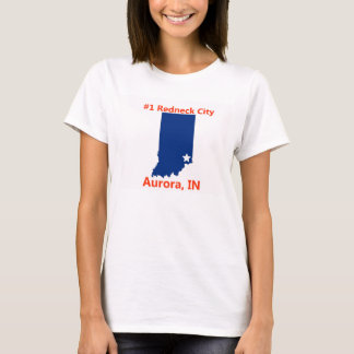L'aurore, le T-shirt des femmes de ville de plouc