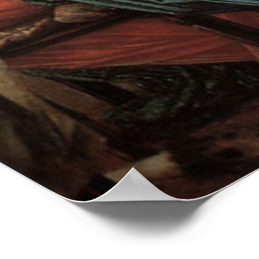 Laus Veneris van Sir Edward Burne-Jones Poster (Hoek)