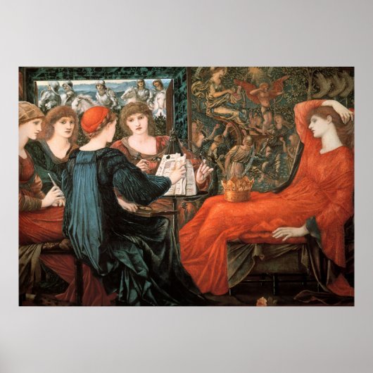 Laus Veneris van Sir Edward Burne-Jones Poster (Voorkant)