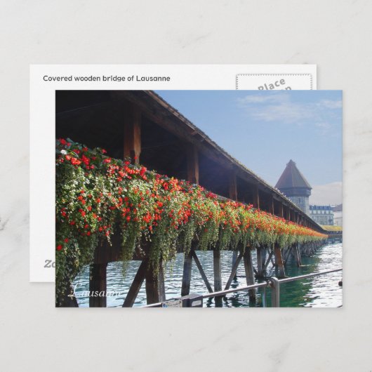 Lausanne Briefkaart (Voorkant / Achterkant)