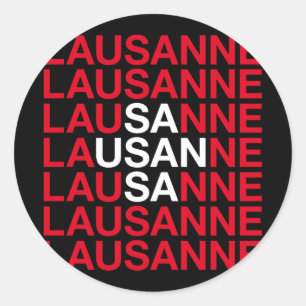 LAUSANNE RONDE STICKER