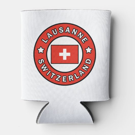Lausanne Zwitserland Blikjeskoeler (Voorkant)