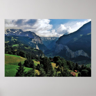 Lauterbrunnen Uitzicht Poster