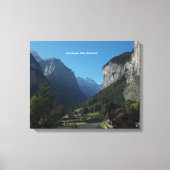 Lauterbrunnen Valley Canvas Wall Impression (Recto)