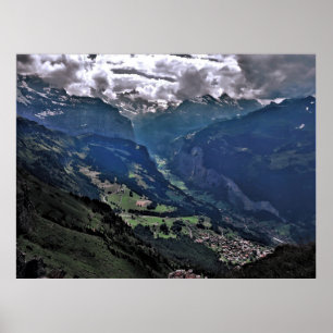 Lauterbrunnen Valley Poster