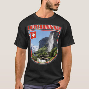 Lauterbrunnen Waterval Bern Alpen Zwitserland T-shirt