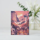 Lauterbrunnen Zwitserland Rood Briefkaart (Staand voorkant)