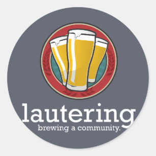 Lautering Ronde Sticker - Blad