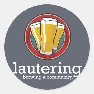 Lautering Ronde Sticker - Blad