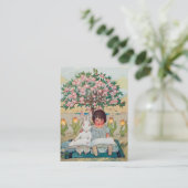 L'auteur des enfants, tuteur, carte de visite de (Debout devant)