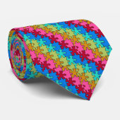 L'autisme - Cravate Sensibilisation sur l'autisme (Roulé)