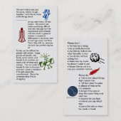 L'autisme s'unissent Garçon Carte de visite (Devant / Derrière)